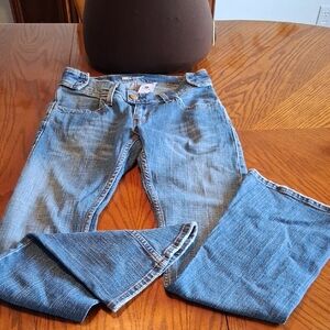 Mid Wash Straight-Leg Denim Jeans